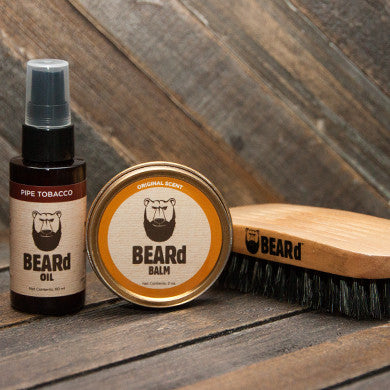 BEARd Oil and Balm Set w/ Brush